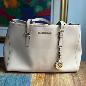 Michael Kors Leather Tote with Gold Accents - NWT